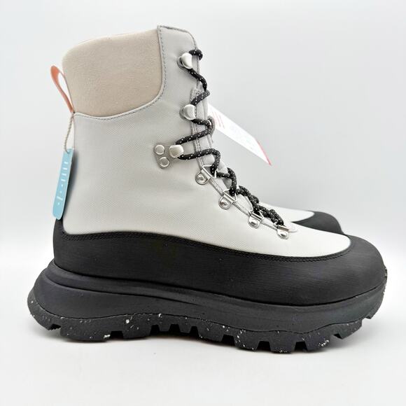 FitFlop Women NEO-D-HYKER E01 Walking Boot US 8 EU 39 White Black Waterproof NIB - Picture 3 of 14